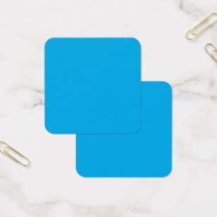 Cartes De Visite Fond uni bleu cyan Style minimaliste d'été