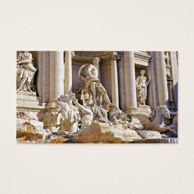 Cartes De Visite fontaine de trevi (Devant)