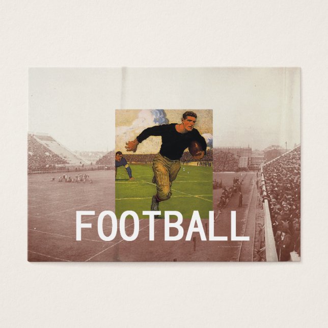 Cartes De Visite Football Old School (Devant)
