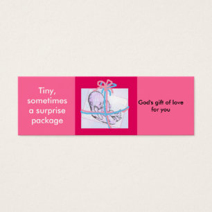 Cartes De Visite Forfait Surprise - message prolife