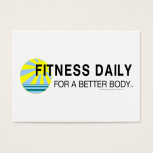 Cartes De Visite Forme physique SUPÉRIEURE quotidienne