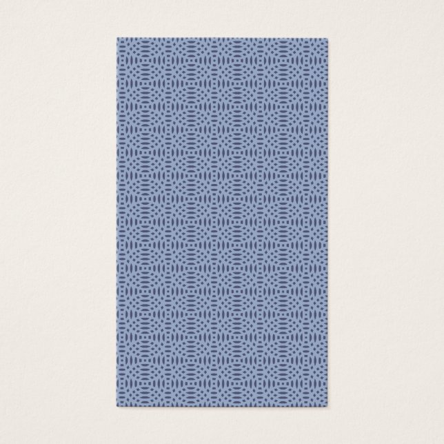 Cartes De Visite formes circulaires motif transparent (Devant)