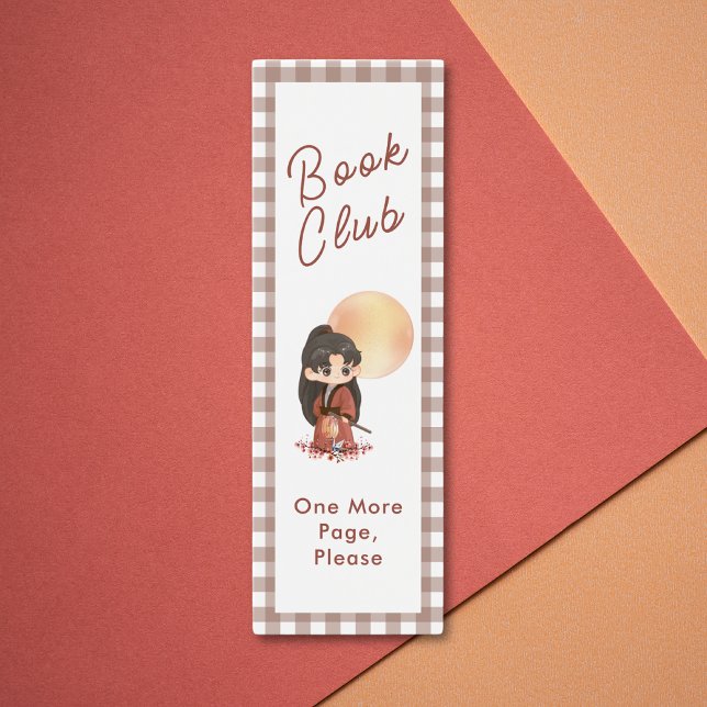 Cartes De Visite Fournitures scolaires personnalisées Accessoires d (Back to School Book Club One More Page Bookmark)