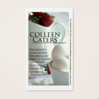 Cartes De Visite fraises