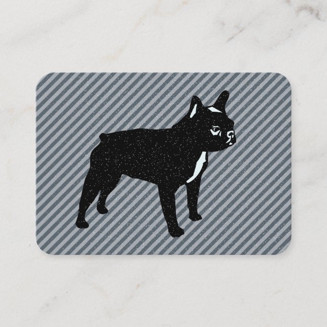 Cartes de visite français de Bulldog (Devant)