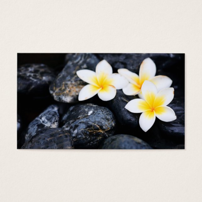 Cartes De Visite Frangipani flowers (Devant)