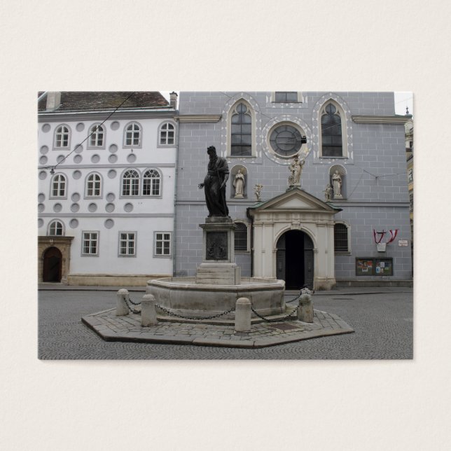 Cartes De Visite Franziskanerplatz Vienna Austria (Devant)