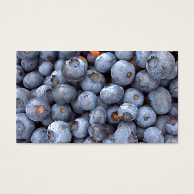 Cartes De Visite Fruits bleutés (Devant)