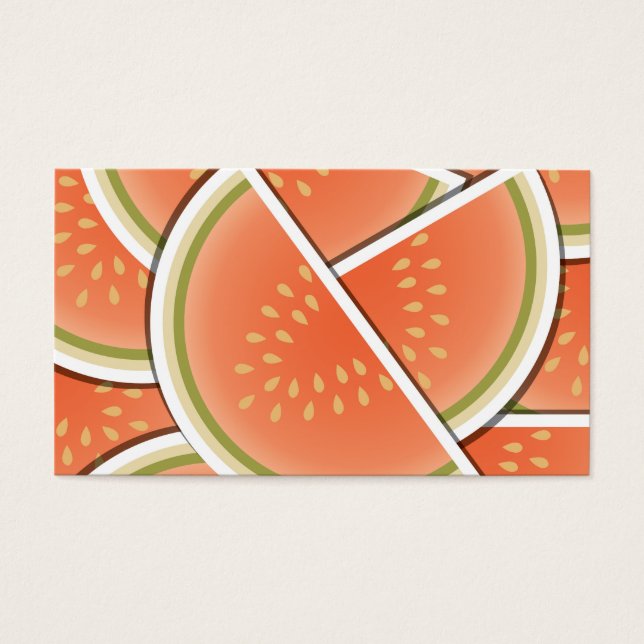 Cartes De Visite Funky melon (Devant)
