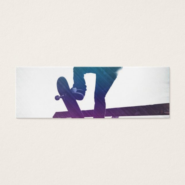 Cartes De Visite Funky Skateboarder Skate Kid (Devant)