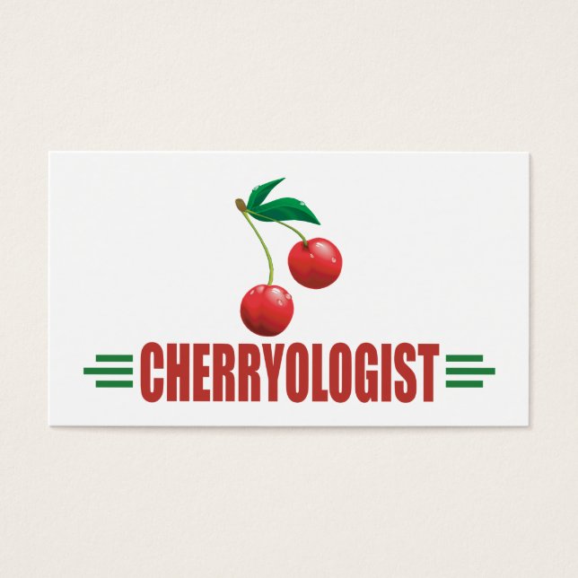 Cartes De Visite Funny Cerises (Devant)