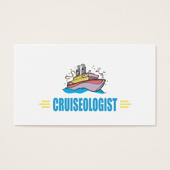 Cartes De Visite Funny Cruise Ship (Devant)