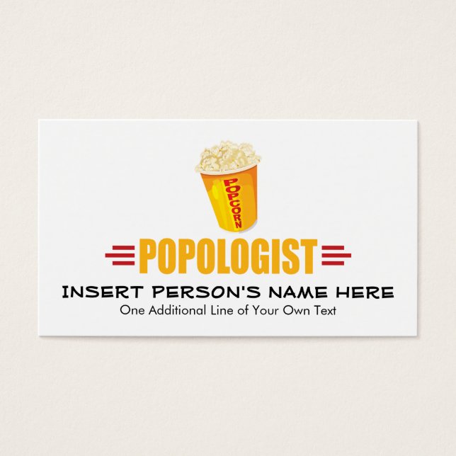 Cartes De Visite Funny Popcorn (Devant)