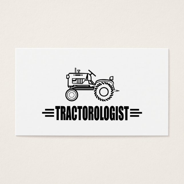 Cartes De Visite Funny tractor (Devant)