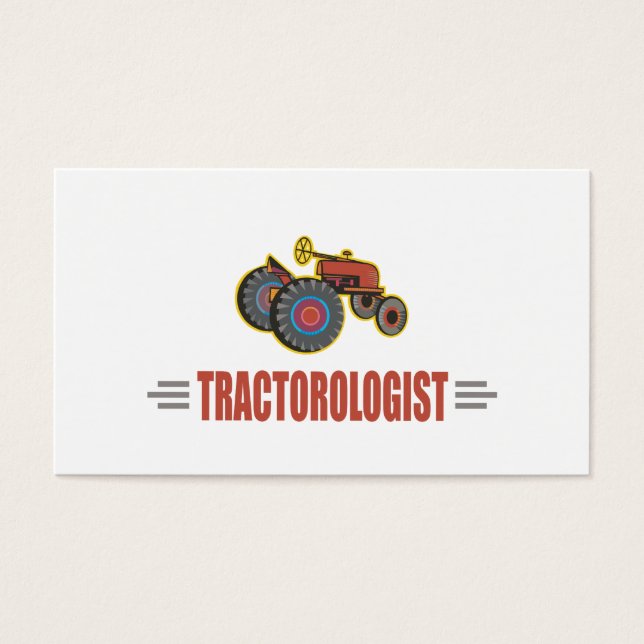 Cartes De Visite Funny tractor (Devant)