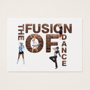 Cartes De Visite Fusion SUPÉRIEURE de danse