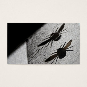 Cartes De Visite Gaffez l'ombre de silhouette d'abeille