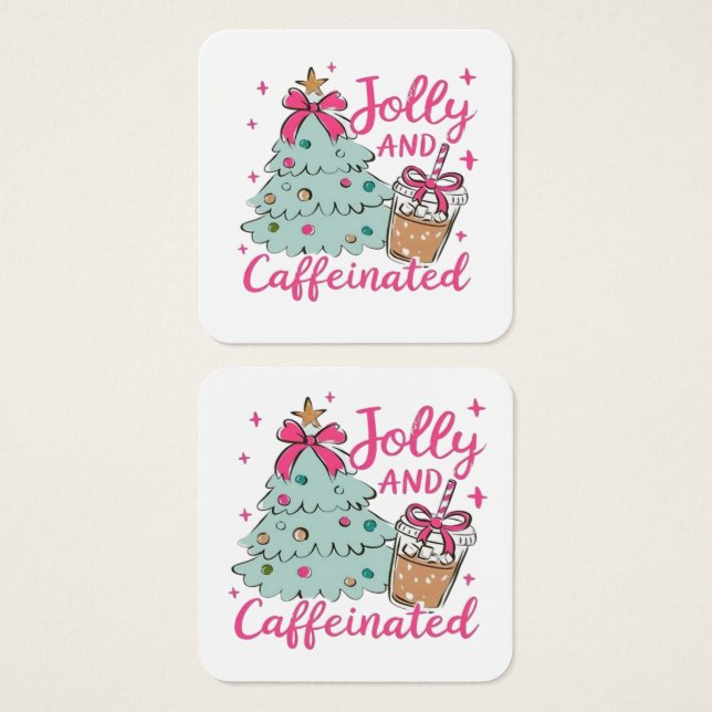 Cartes De Visite Gai et Caféiné (Devant & derrière)