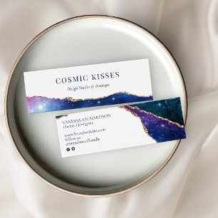 Cartes De Visite Galaxie moderne Colorful Stars or Logo Bijoux