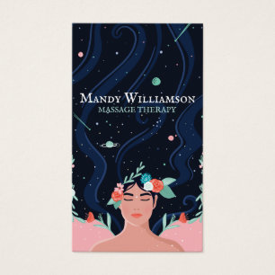 Cartes De Visite Galaxie Spirituelle Stars & Florals Beauté fémin