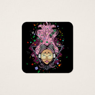 Cartes De Visite Gamer fille