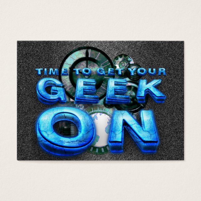 Cartes De Visite GEEK TEE activé (Devant)