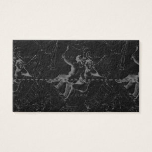 Cartes De Visite Gemini Constellation Map Engraving by Hevelius