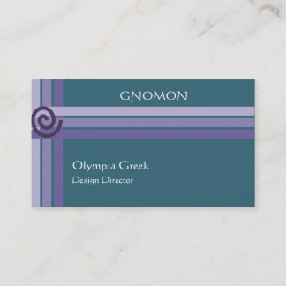 Cartes de visite géométriques