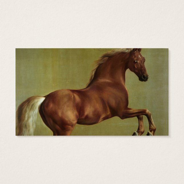 Cartes De Visite George Stubbs | Whistlejacket, 1762 (Dos)