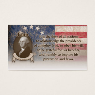 Cartes De Visite George Washington - foi