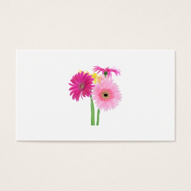 Cartes De Visite Gerbera Daisies (Devant)