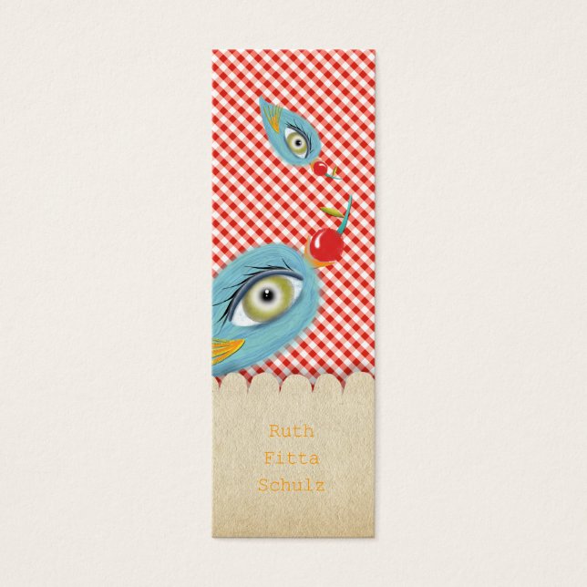 Cartes De Visite Gingham Baby Shower (Devant)