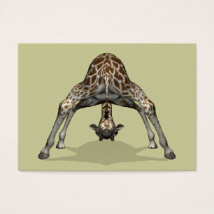 Cartes De Visite Girafe flexible