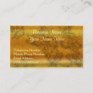 Cartes de visite Golden Metallic-Effet III