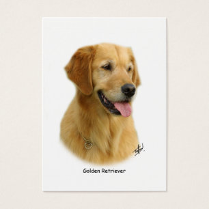 Cartes De Visite Golden retriever 9K011D-08