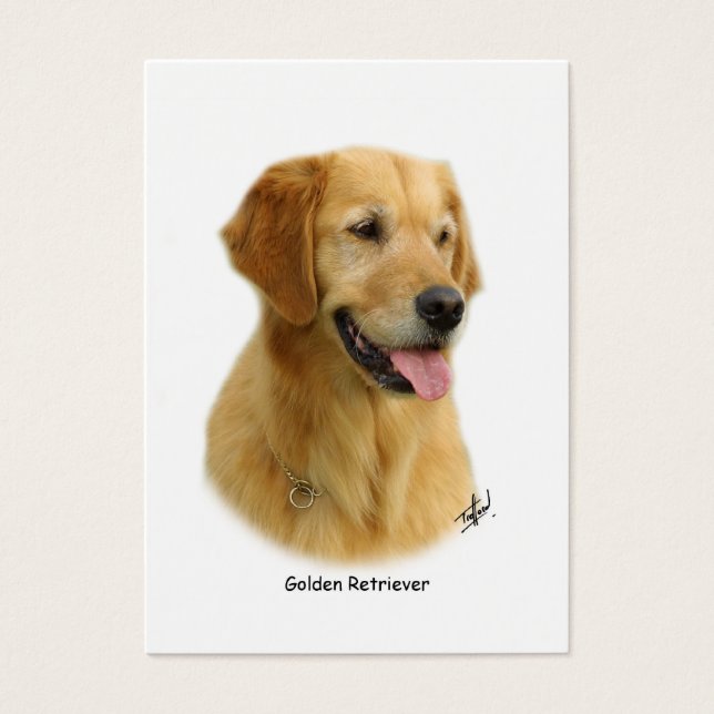 Cartes De Visite Golden Retriever 9K011D-08 (Devant)