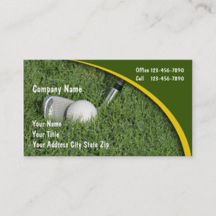 Cartes de visite Golf