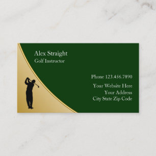 Cartes de visite Golf