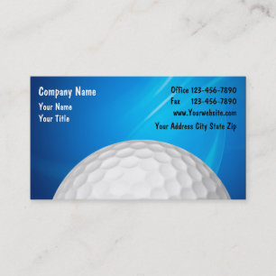 Cartes de visite Golf