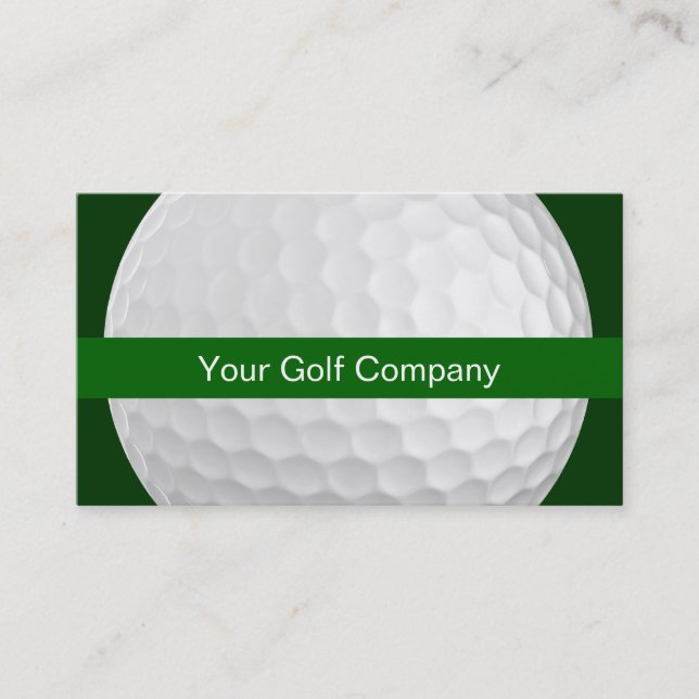 Cartes de visite Golf (Devant)