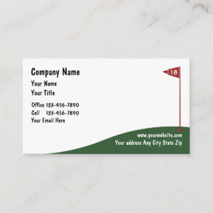 Cartes de visite Golf