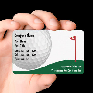 Cartes de visite Golf