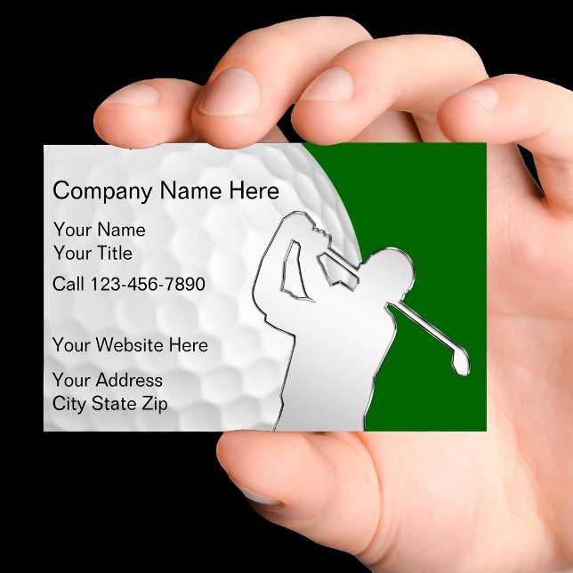 Cartes de visite Golf (Créateur téléchargé)