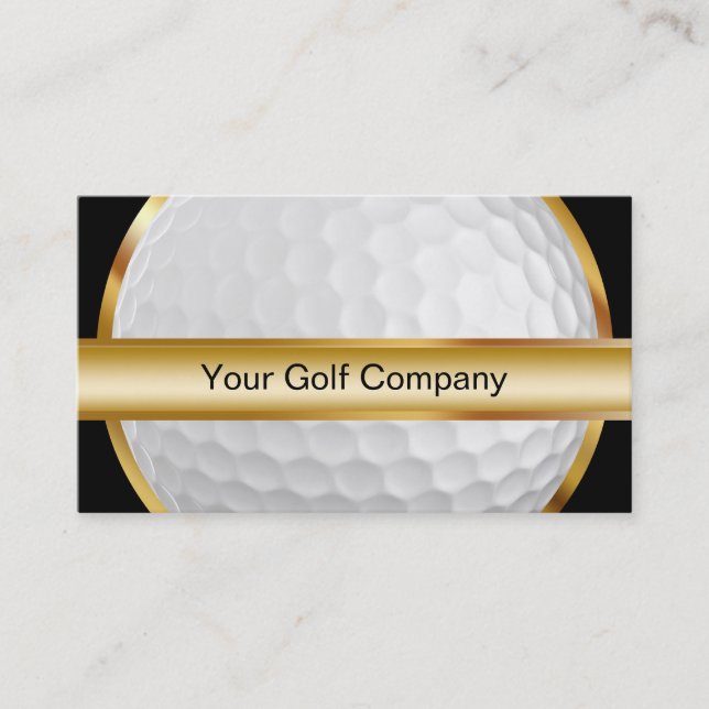 Cartes de visite Golf (Devant)