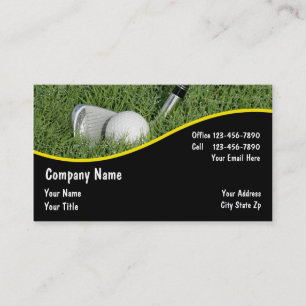 Cartes de visite Golf