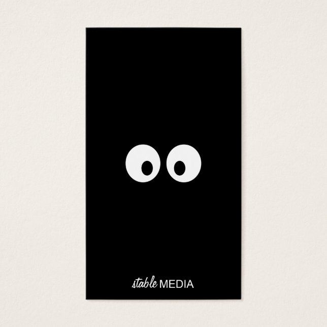 Cartes De Visite Goofy Eyeballs (Devant)