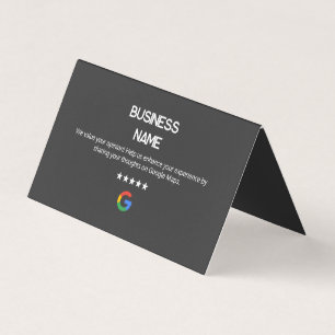 Cartes de visite Google simples