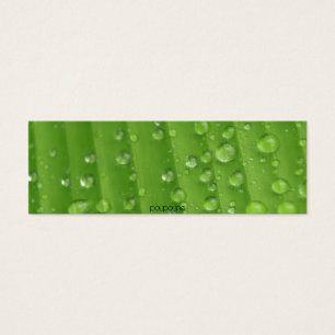 Cartes De Visite gouttes de pluie