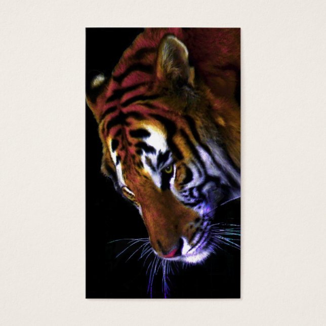 Cartes De Visite grâce du tigre (Devant)