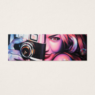 Cartes De Visite Graffiti Girl Photographe